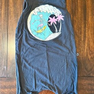 RAGS - Surfin Skelly Romper (4/5T)